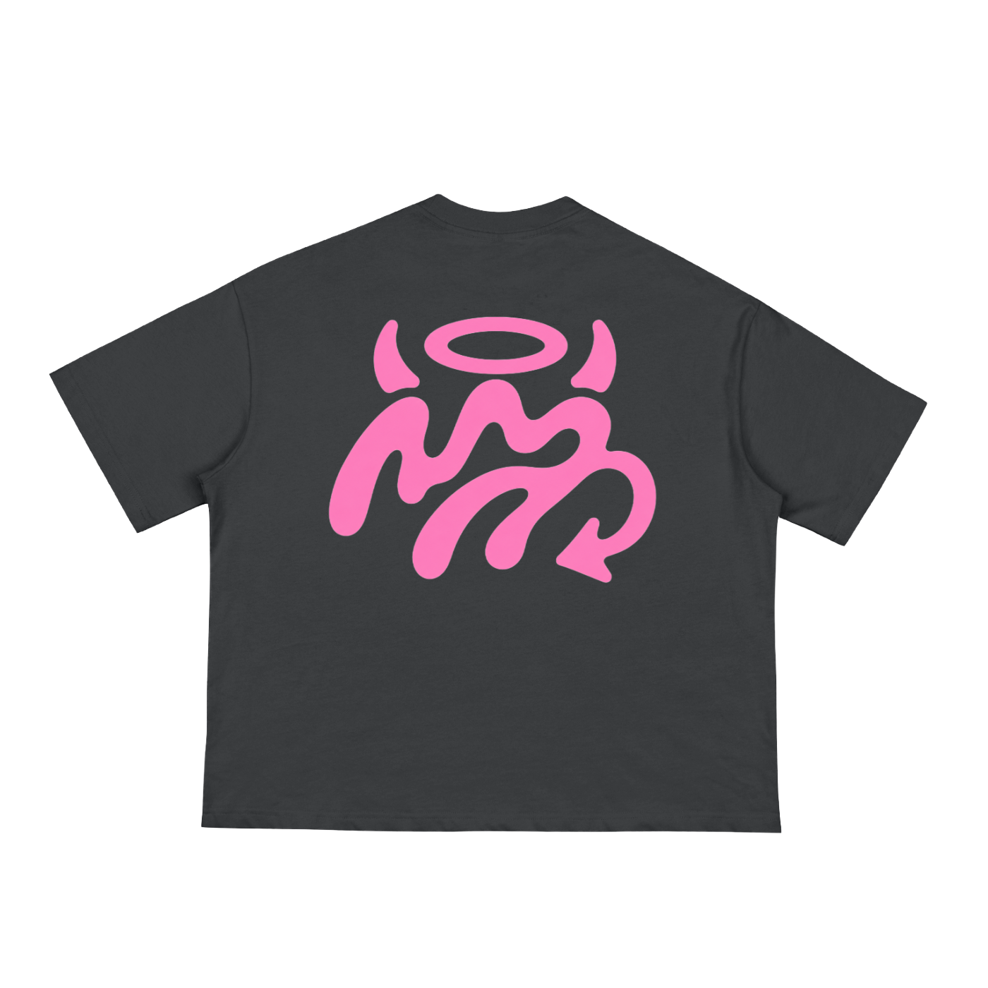 Pink HolySheesh Meltmark Boxy Tee