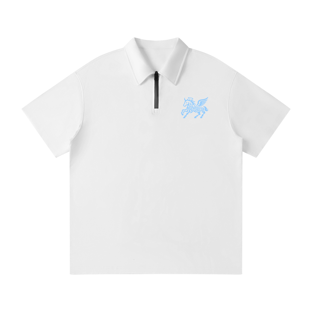 Holysheesh Pegasus  Quarter-Zip Polo Shirt