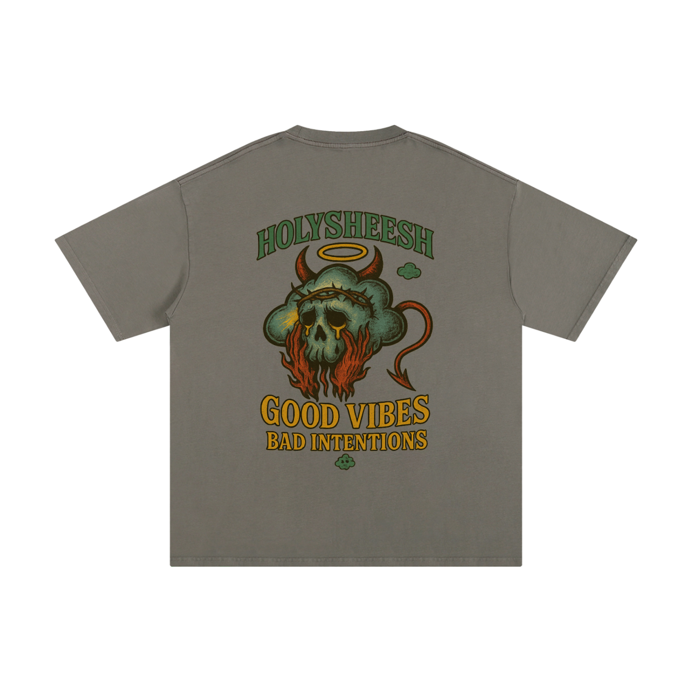 Holy sheesh good vibes bad intentions T-shirt