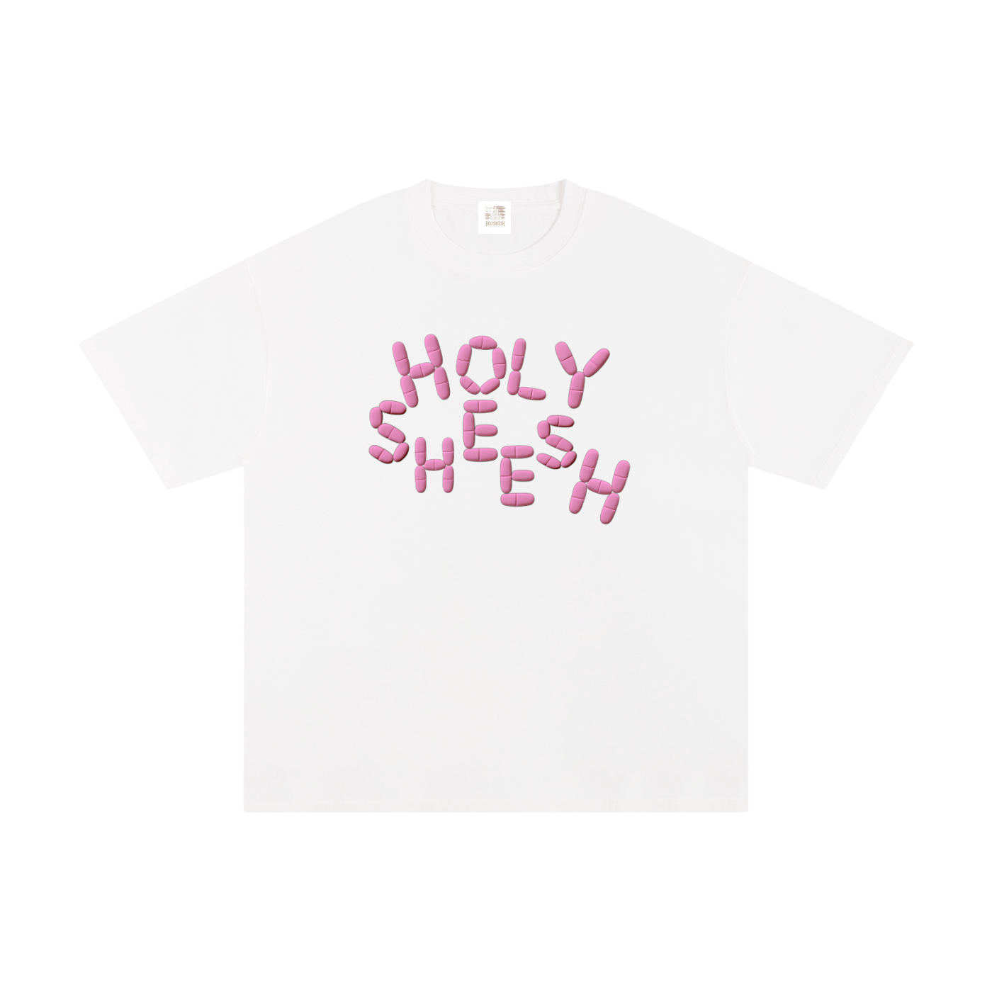 Holysheesh pink pills T-shirt