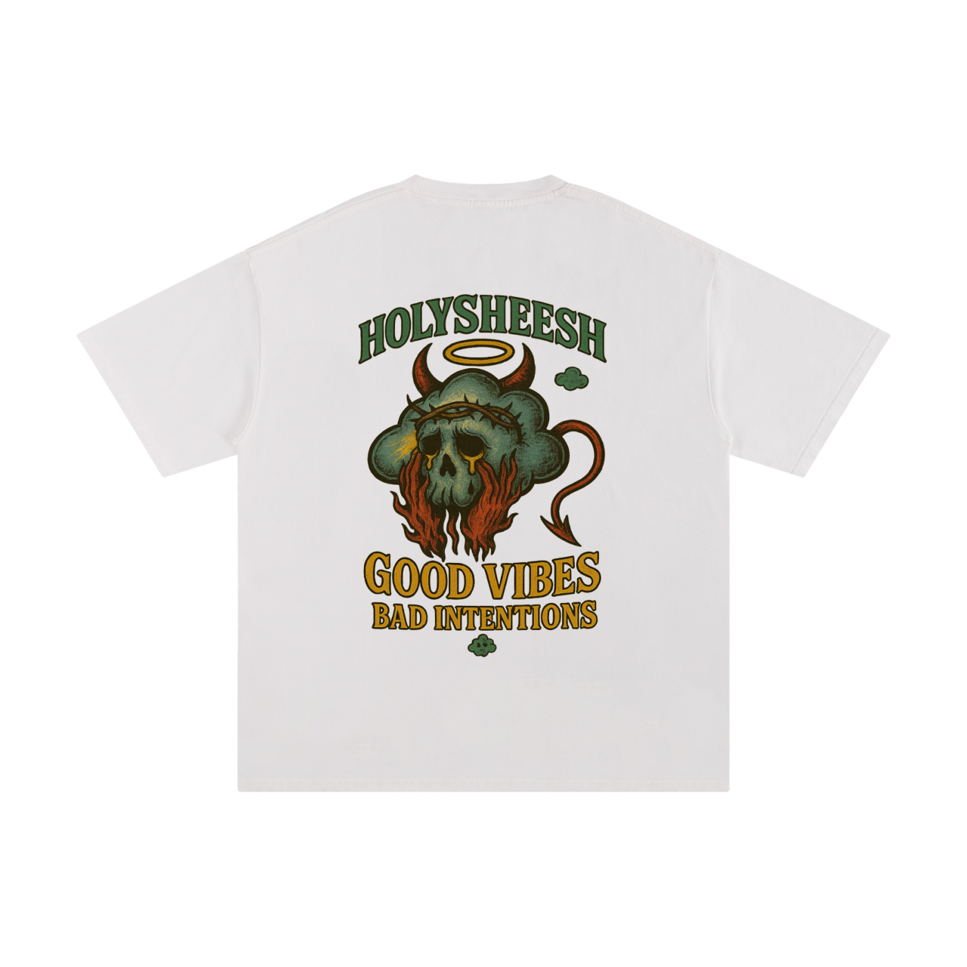 Holy sheesh good vibes bad intentions T-shirt