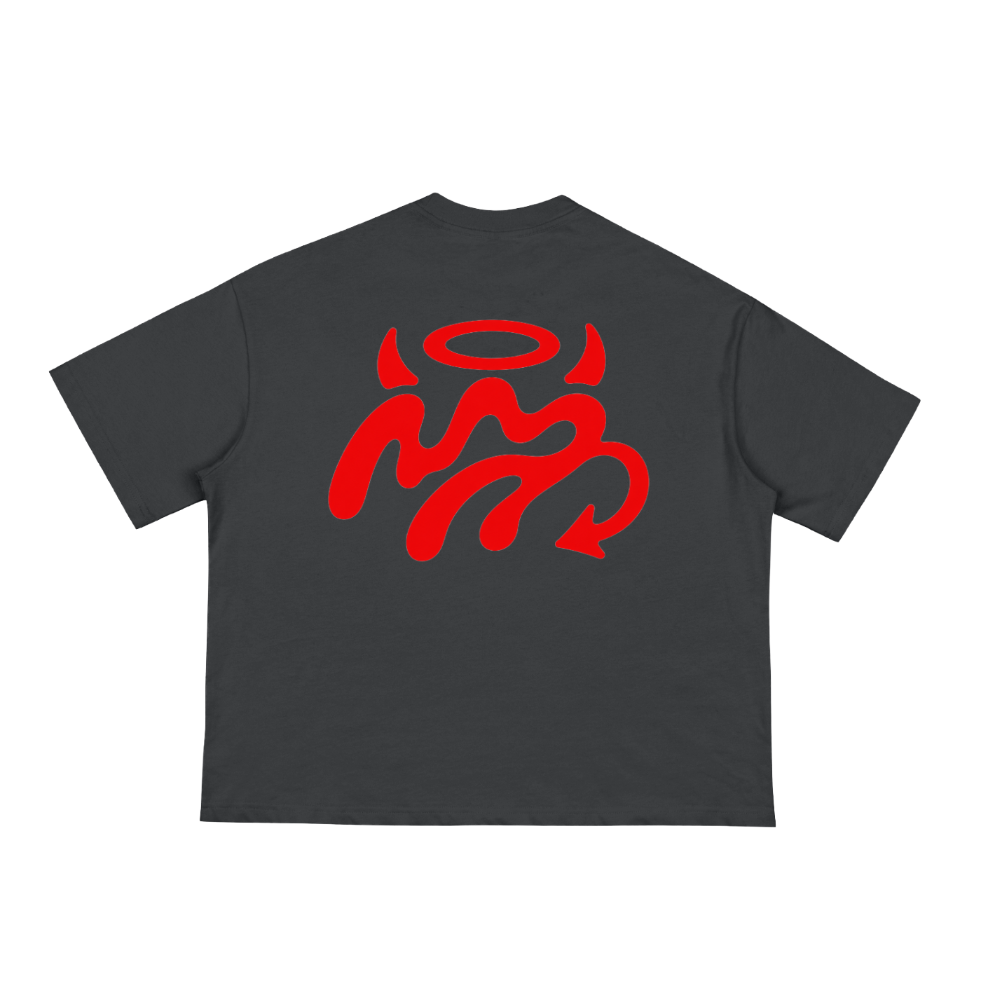 Red sheesh Meltmark Boxy Tee