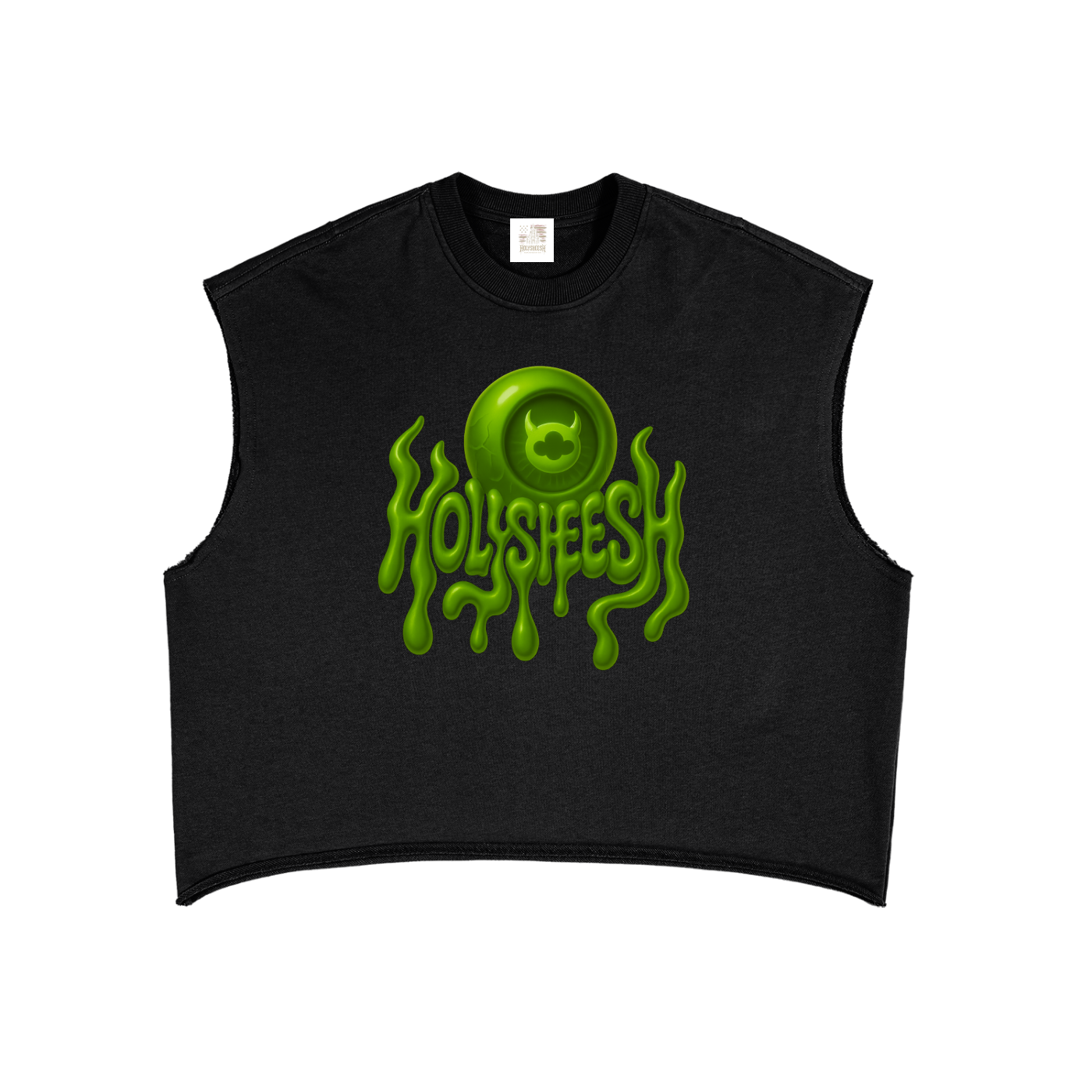 Holysheesh green ooze logo Tank Top