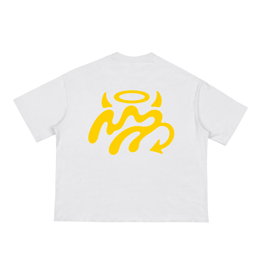 Yellow HolySheesh Meltmark Boxy Tee