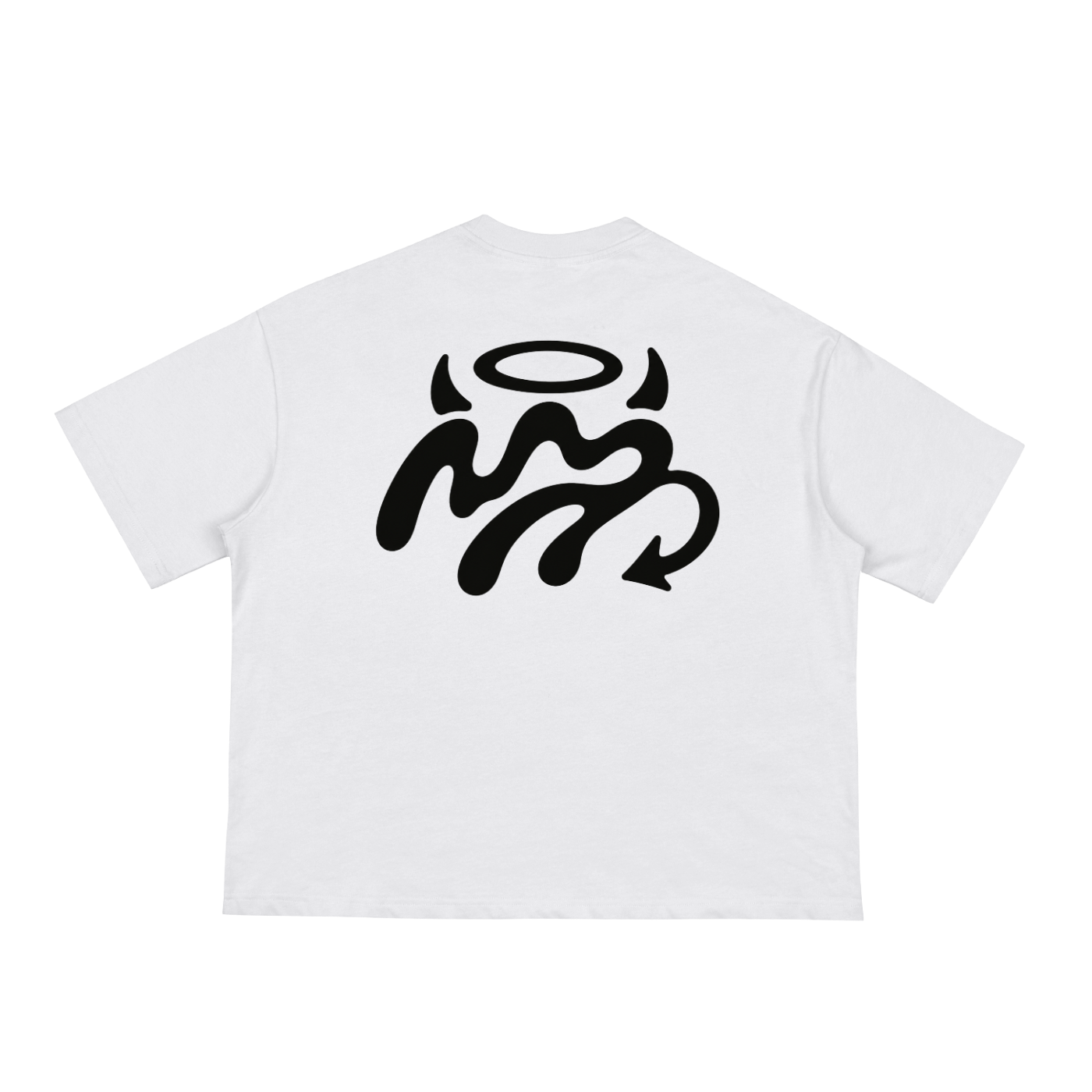 Black HolySheesh Meltmark Boxy Tee