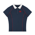 Holysheesh pegasus Women’s Slim Fit Quarter-Zip Polo Shirt