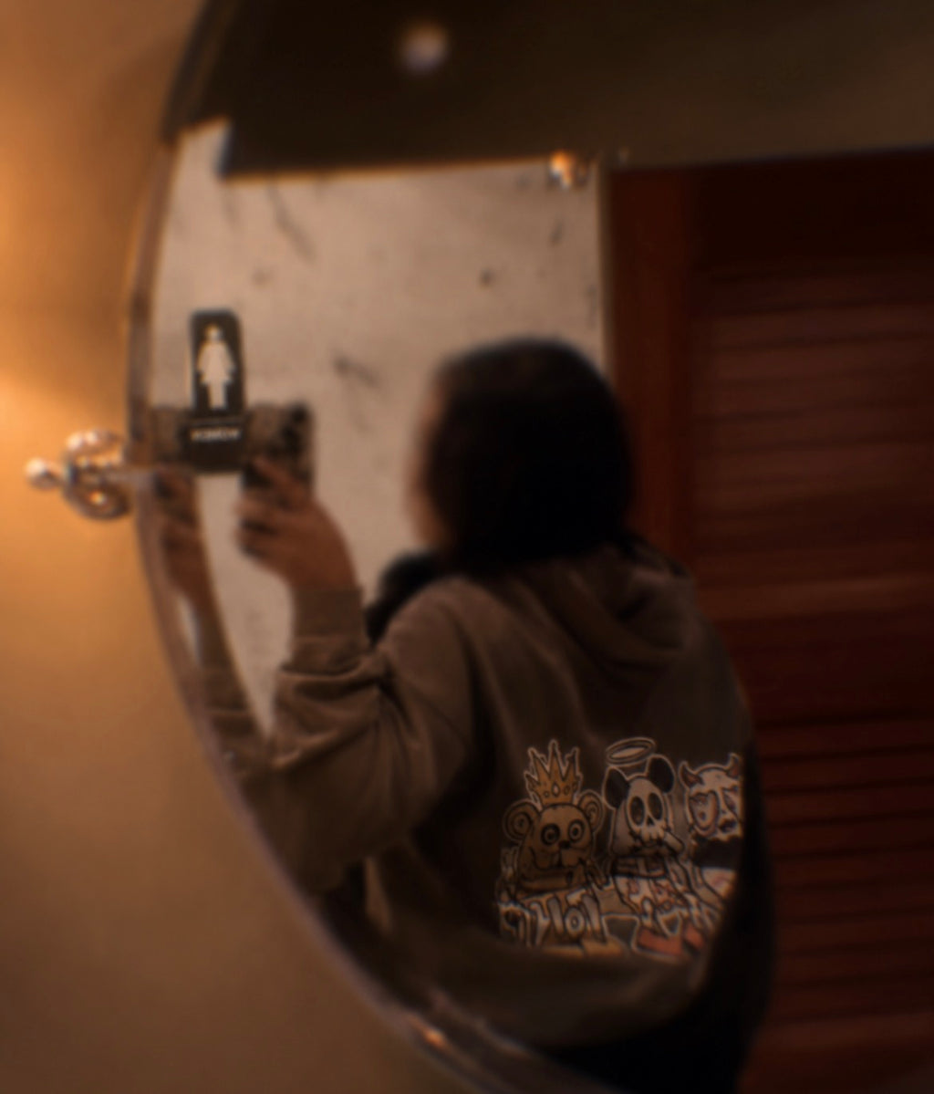 Holysheesh Frayed-Hem Hoodie