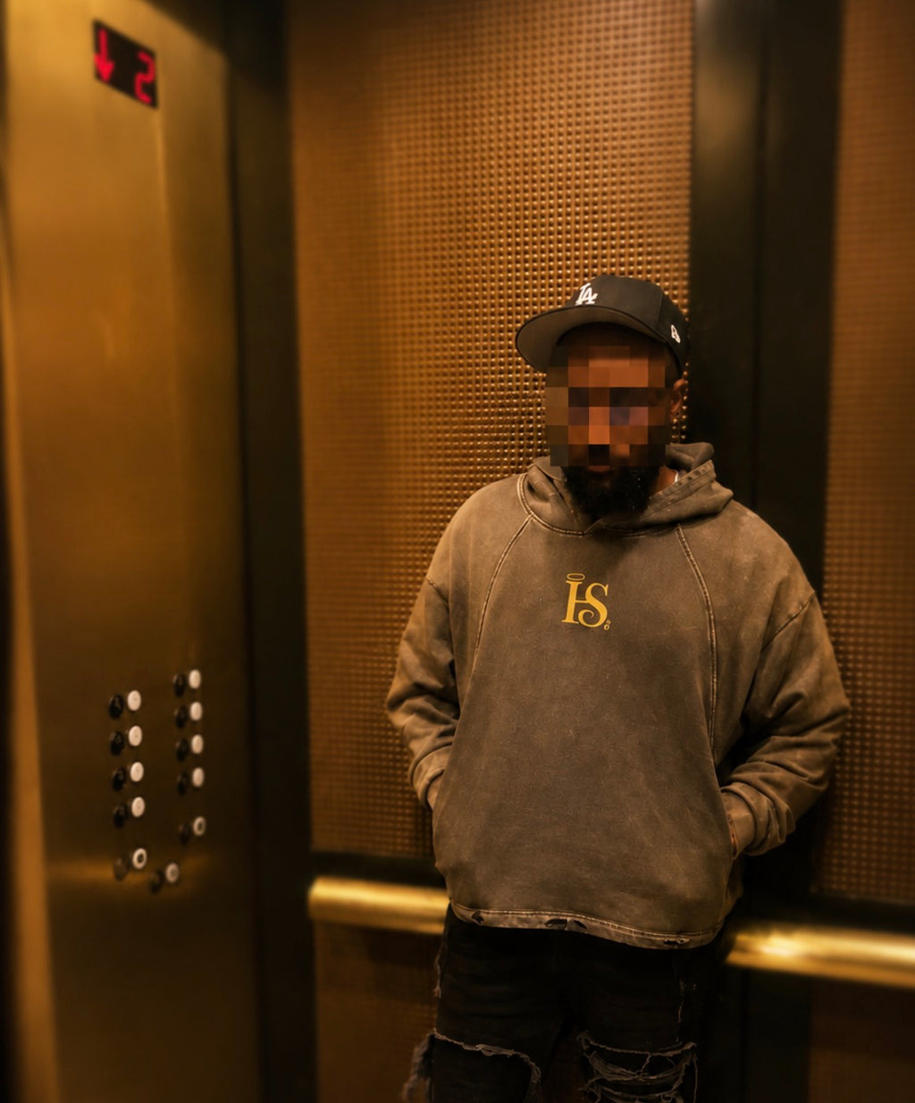 Holysheesh Frayed-Hem Hoodie