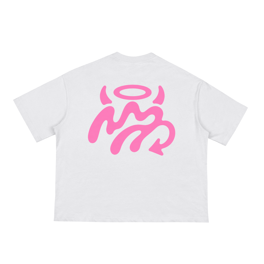 Pink HolySheesh Meltmark Boxy Tee