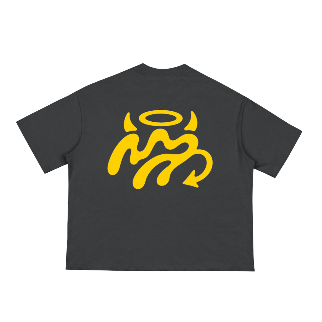 Yellow HolySheesh Meltmark Boxy Tee
