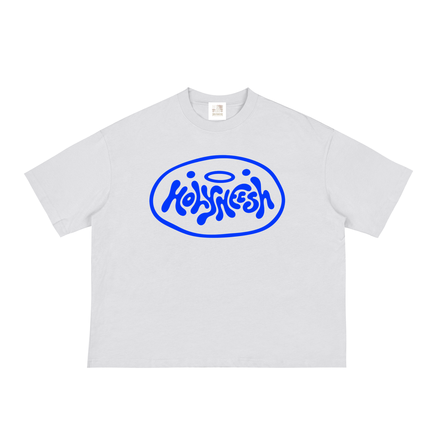 Blue HolySheesh Meltmark Boxy Tee