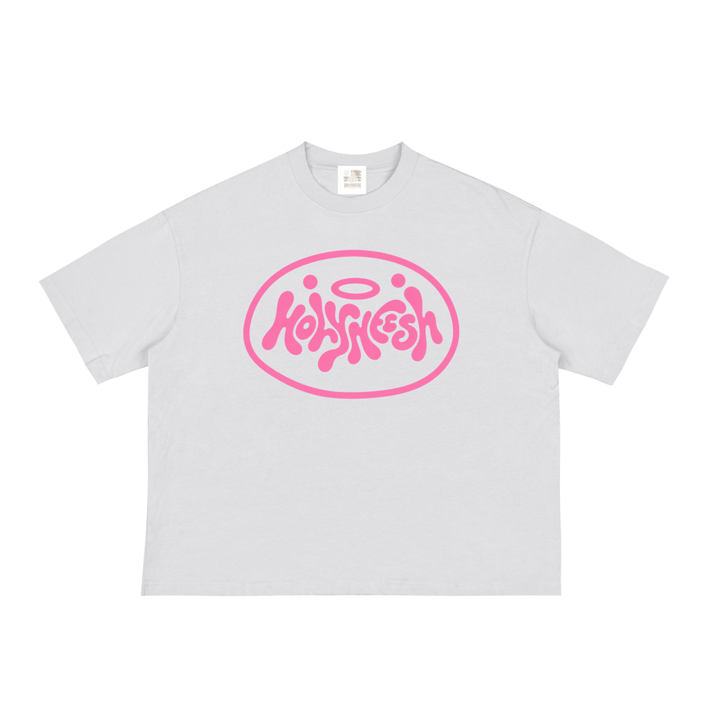 Pink HolySheesh Meltmark Boxy Tee