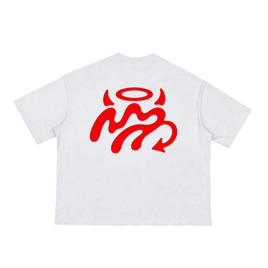 Red sheesh Meltmark Boxy Tee