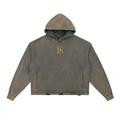 Holysheesh Frayed-Hem Hoodie