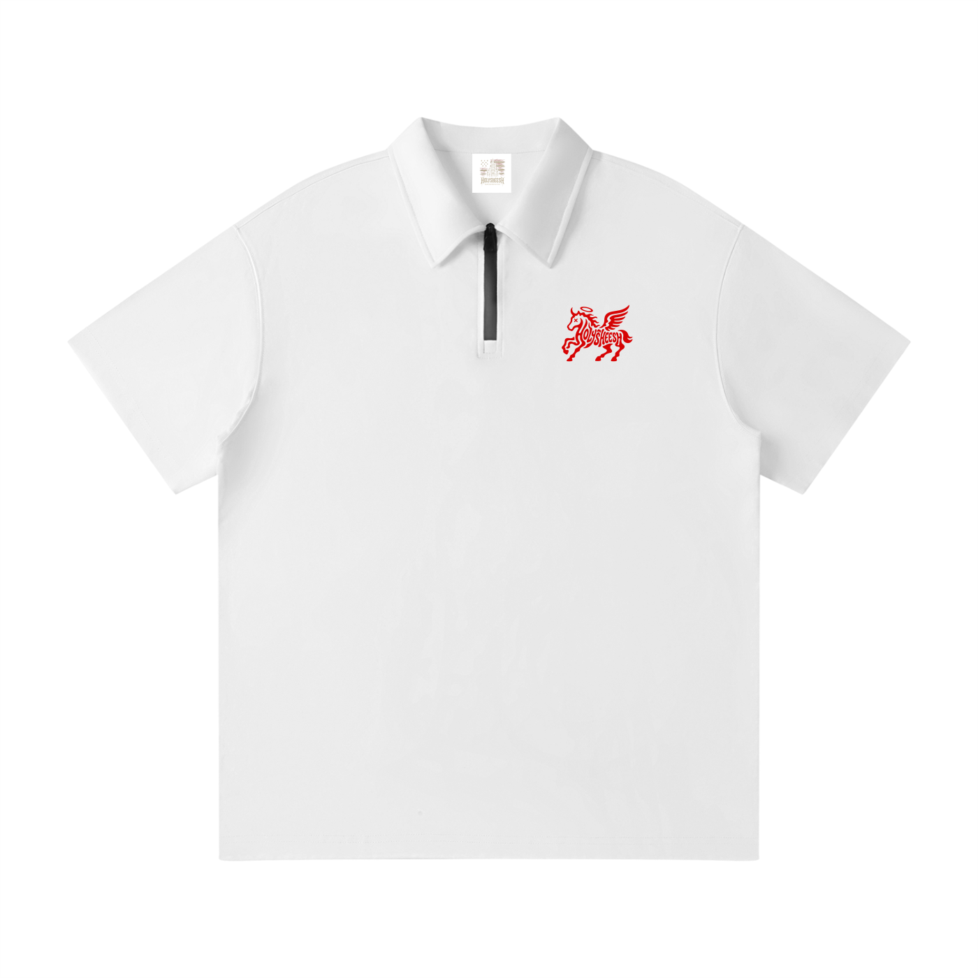 Holysheesh Pegasus Quarter-Zip Polo Shirt
